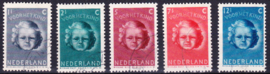 NVPH  444-448 Kinderpostzegels 1945 gebruikt