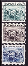 NVPH  229/231 Rembrandt zegels  Ongebruikt  Cataloguswaarde 30.00  E-7235