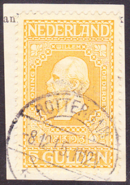 NVPH  100 Jubileum 1913 op fragment gebruikt Cataloguswaarde 45.00