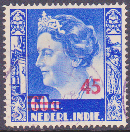 Plaatfout Ned. Indie 325 PM Gebruikt E-7811