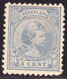 NVPH  PC116a  proef 5 Ct. Prinses Wilhelmina Ongebruikt met gom