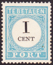 Port P3A TYPE II Cijfer en waarde in zwart Ongebruikt cataloguswaarde 36.00