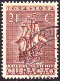 NVPH  114''300 jaar gezag'' Gebruikt Cataloguswaarde: 17.50