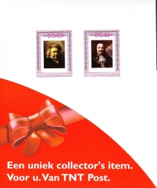 NVPH 2420-B-1 PERSOONLIJKE ZEGELS ''REMBRANDT'' GESCHENKVELLETJE 2007 IN MAPJE POSTFRIS