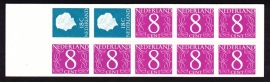 Postzegelboekje  4 LuXe Postfris  CW 3.50