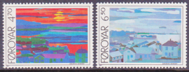 MI:  160-161   Aanzichten van Torshavn  1987  Postfris  E-7883