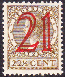 NVPH 224 Hulpzegel 1929 Postfris Cataloguswaarde 60.00