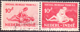 NVPH 269-270a Sociaal Bureau Gebruikt