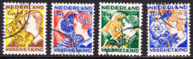 NVPH  248/251 Kinderpostzegels 1932 Gebruikt  Cataloguswaarde 29.30