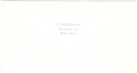 FDC E29  Zomerzegels 1957 beschreven met dichte klep