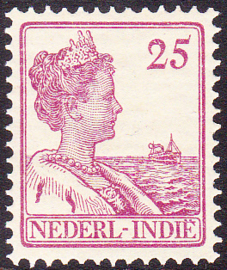 NVPH 124  Koningin Wilhelmina Postfris