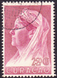 NVPH 137 Wilhelmina met sluier Gestempeld Cataloguswaarde: 18,00