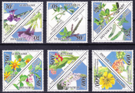 ZNB  832-843 Surinaamse Medicinale bloemen 1995 Cataloguswaarde 32,50