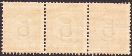 NVPH P6B Port TYPE III + IV in strip van 3 Postfris