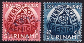 NVPH  278-279 Wereldpostvereniging  Gebruikt Cataloguswaarde 6,00 E-3402