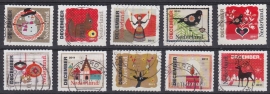 NVPH 2887-2896 ''Kerstzegels'' 2011  Gestempeld cataloguswaarde 2,00 A-0784