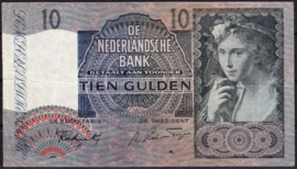 Nederland 10 Gulden bankbiljet 1940 NR 42-2  kwaliteit ZF