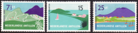 NVPH  262-264 ''Toerisme op bovenwindse eilanden 1957  Postfris cataloguswaarde: 3.00