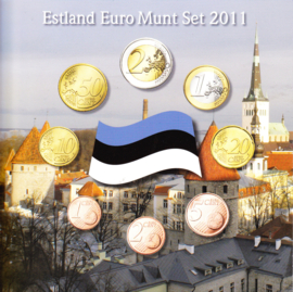 Euro setje Estland 2011 BU met speciale penning