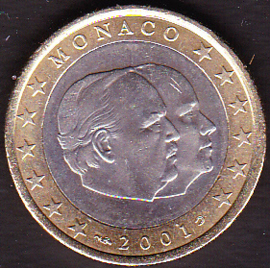 € 1,00  Monaco 2001 UNC