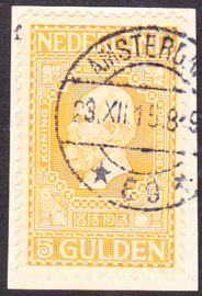 NVPH  100 Jubileum 1913 op fragment gebruikt Cataloguswaarde 45.00