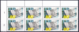 Plaatfout 1772 P in blok van 8 Postfris