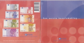 Introductie Euro setje ter kennismaking van de euro  2001 UNC