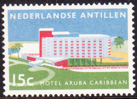NVPH  297 ''Opening hotel Aruba Carribean'' 1959 Postfris cataloguswaarde: 0,50