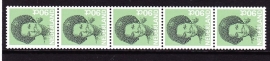 Rolzegel 1240Rb strip van 5 Postfris E-3164