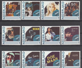 Persoonlijke Postzegel: Popgeschiedenis  Complete serie 25 stuks