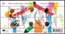 NVPH 2886a-f Kinderzegels 2011 Gestempeld E-2618