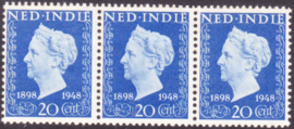 Ned. Indie plaatfout 348 PM Postfris Cataloguswaarde 20,00