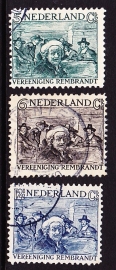 NVPH  229/331 Rembrandt zegels Gebruikt  Cataloguswaarde 18.00