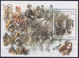 België  2002  OBP blok 95 'Paarden''  Postfris  A-0894