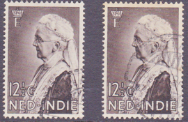 Plaatfout Ned. Indie 216 PM Gebruikt E-7727