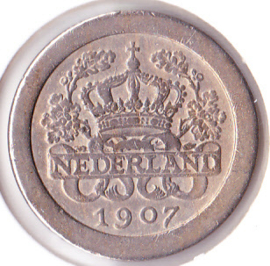 5 cent rond 1907     (Pracht)
