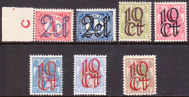 NVPH   114-120 Opruimingsuitgifte Postfris Cataloguswaarde 85.00