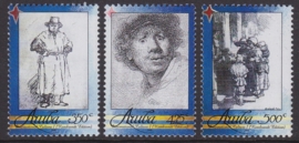 NVPH  411-413  Rembrandt Internationale Cultuur) 2008 Postfris  A-0886