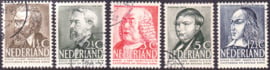 NVPH  318/322 Zomerpostzegels 1939 Gebruikt