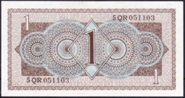 1 Gulden bankbiljet Juliana 1949 NR 07-1a kwaliteit P+ vrijwel UNC
