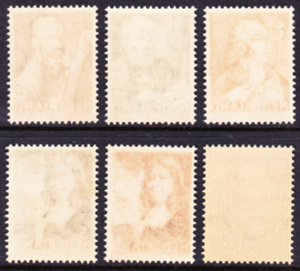 NVPH  350-355 Zomerzegels 1940  Postfris Cataloguswaarde 34,50