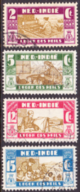 NVPH 176-179 Leger des heils Gebruikt