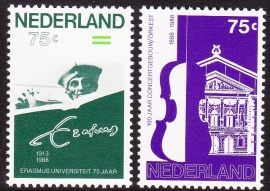NVPH 1412-1413 Gecombineerde uitgiften Postfris