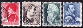 NVPH  274/277 Zomerzegels 1935 Gebruikt  Cataloguswaarde 13.00