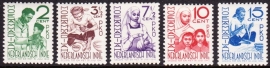 NVPH 293-297 Moehammadijah Ongebruikt cataloguswaarde: 32,50  E-2713