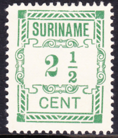 Plaatfout Suriname 66a type 2 P  Ongebruikt