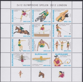 ZNB 1911-1922 Olympische spelen 2012 Londen Cataloguswaarde 27,15 A-0907