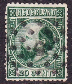 NVPH   10  Koning Willem 3 gebruikt Cataloguswaarde 30.00 E-3333