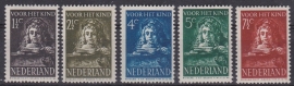 NVPH  397-401 Kinderpostzegels 1941 ''Rembrandt's zoon Titus'' Postfris cataloguswaarde: 3,00  