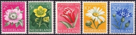NVPH 583-587 Zomerzegels 1952 Postfris